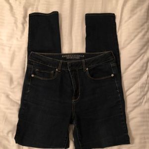 American Eagle Hi Rise Long Skinny Jeans